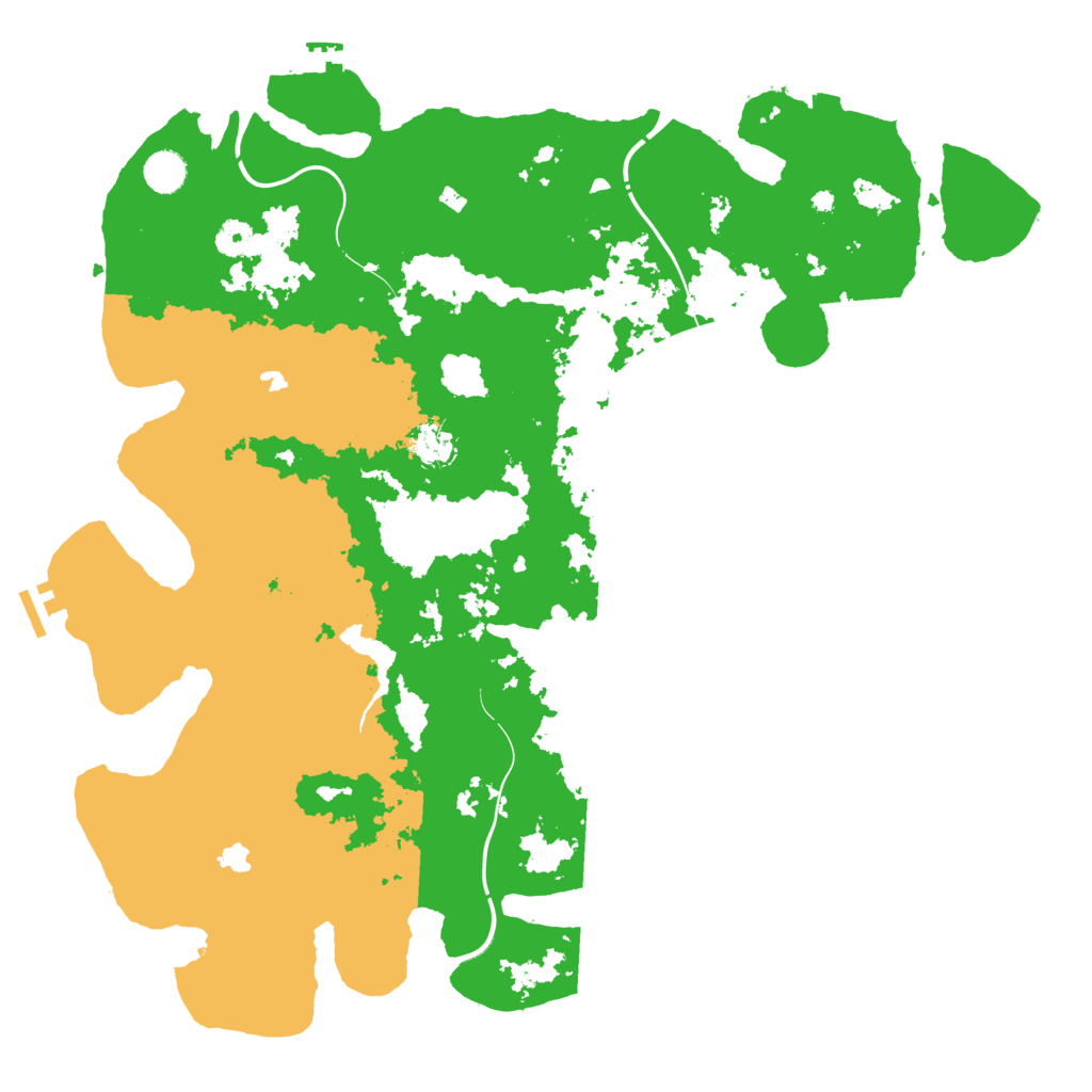 Biome Rust Map: Procedural Map, Size: 4500, Seed: 17170124