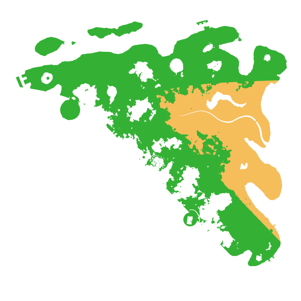 Biome Rust Map: Procedural Map, Size: 4000, Seed: 110304779