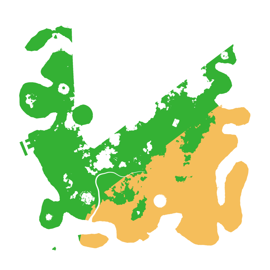 Biome Rust Map: Procedural Map, Size: 3700, Seed: 1499833505