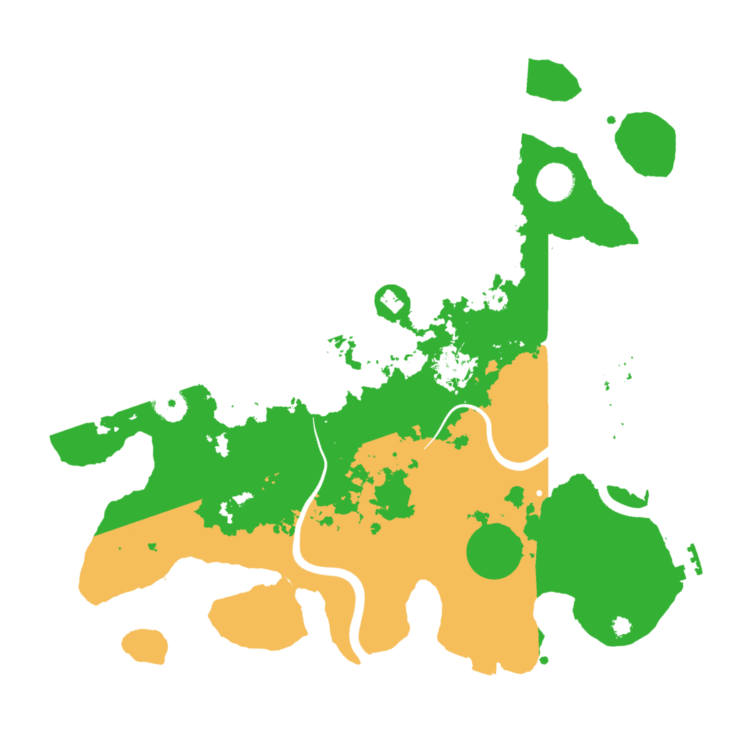 Biome Rust Map: Procedural Map, Size: 3500, Seed: 842483818