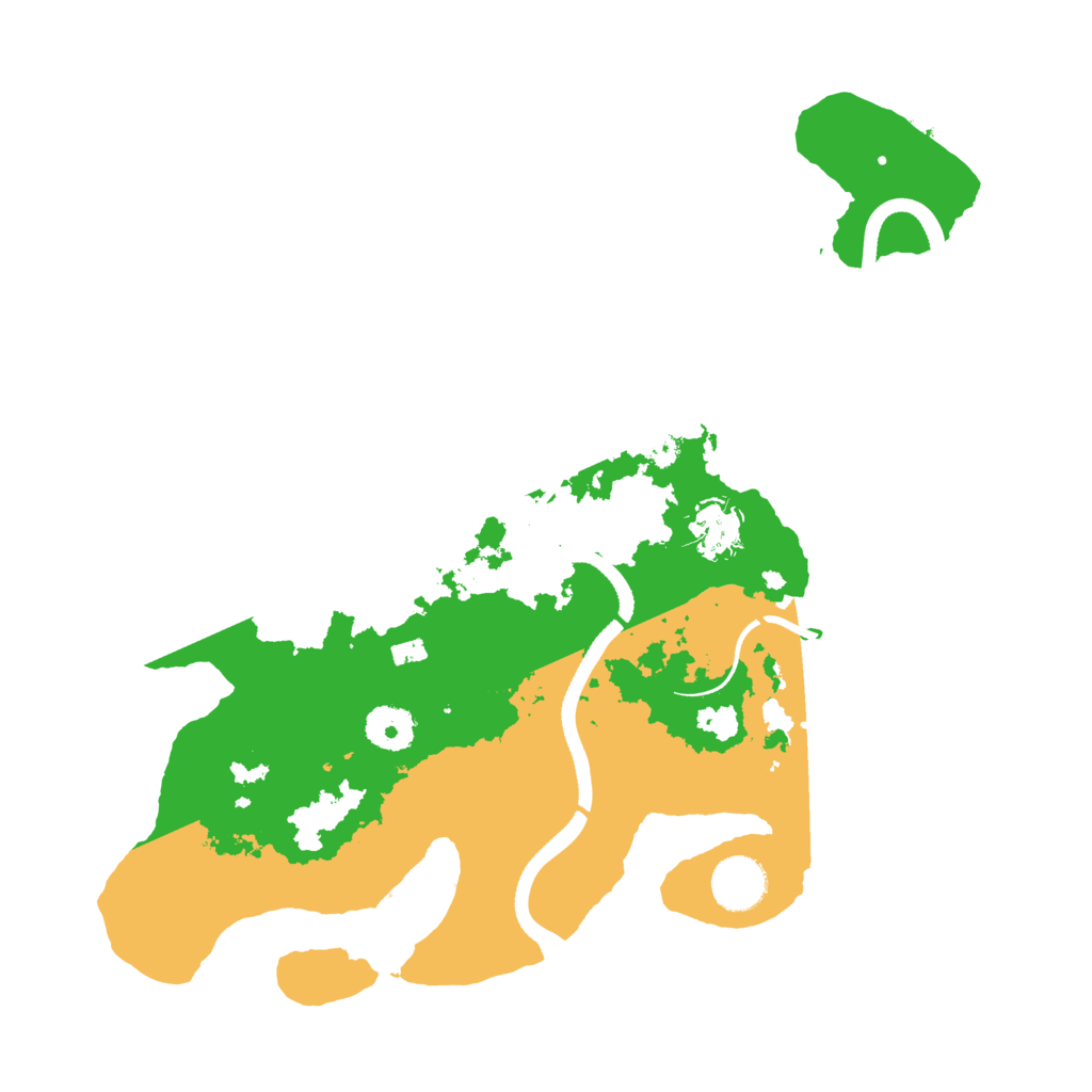 Biome Rust Map: Procedural Map, Size: 3500, Seed: 1262911483