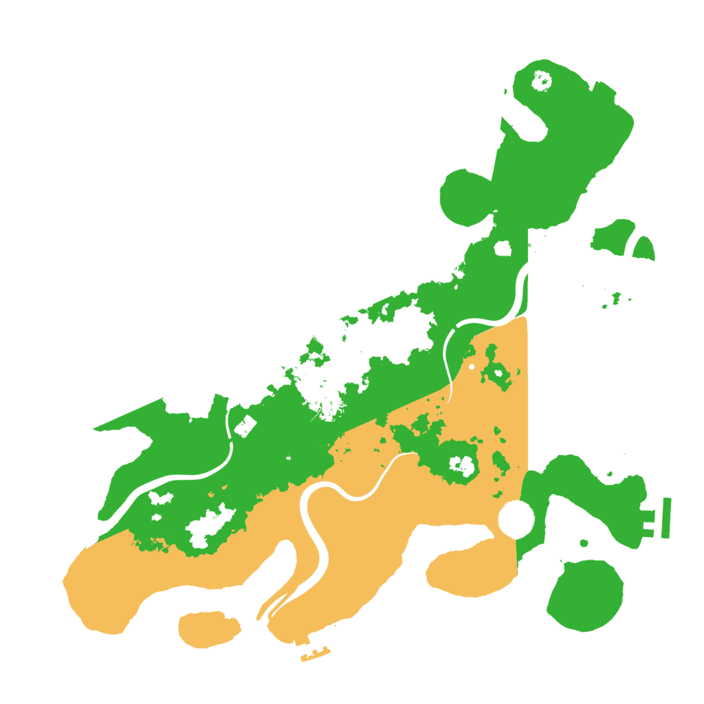 Biome Rust Map: Procedural Map, Size: 3500, Seed: 1262911483