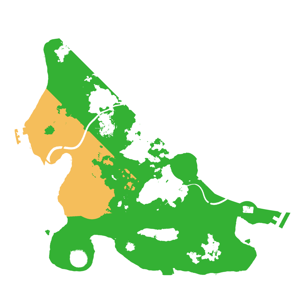 Biome Rust Map: Procedural Map, Size: 3000, Seed: 1376177008