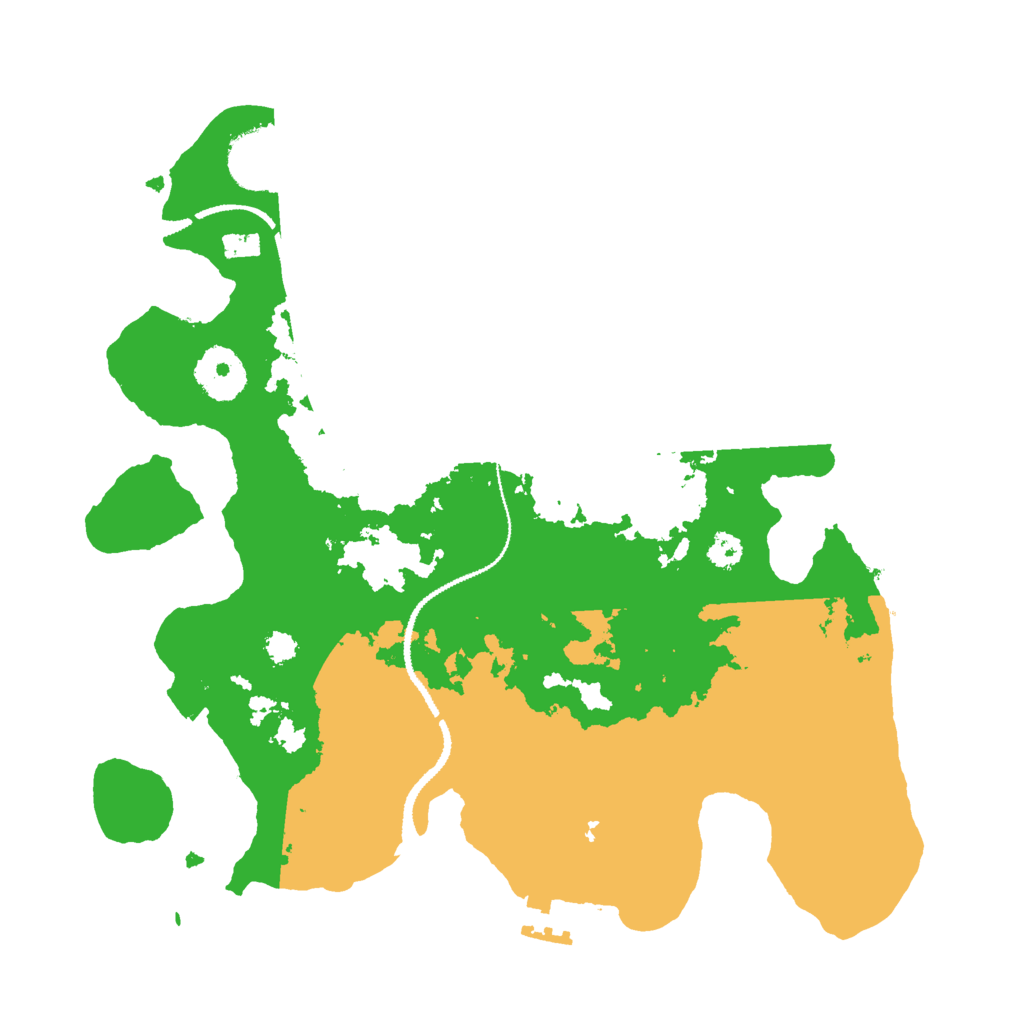 Biome Rust Map: Procedural Map, Size: 3000, Seed: 1847559