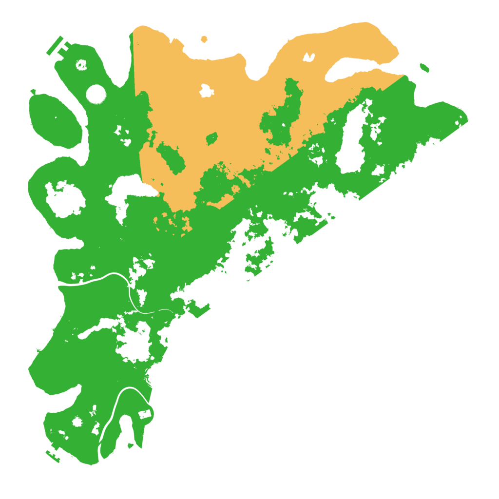 Biome Rust Map: Procedural Map, Size: 4500, Seed: 400720366