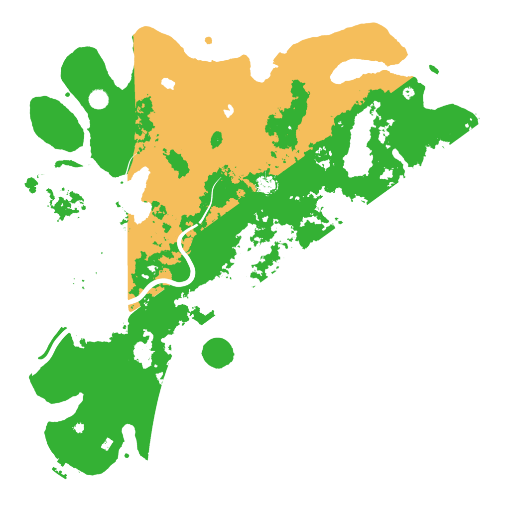 Biome Rust Map: Procedural Map, Size: 4500, Seed: 400720366