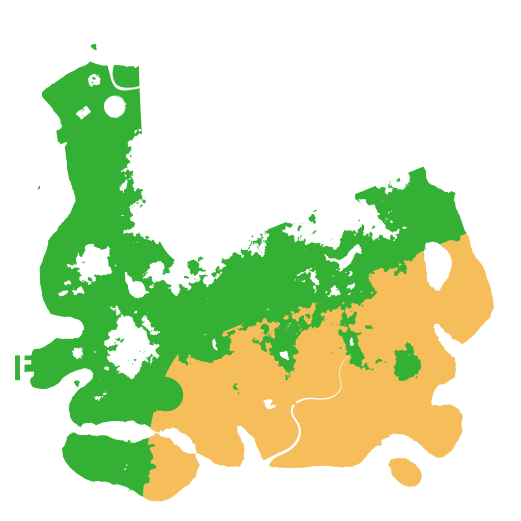 Biome Rust Map: Procedural Map, Size: 4250, Seed: 19126