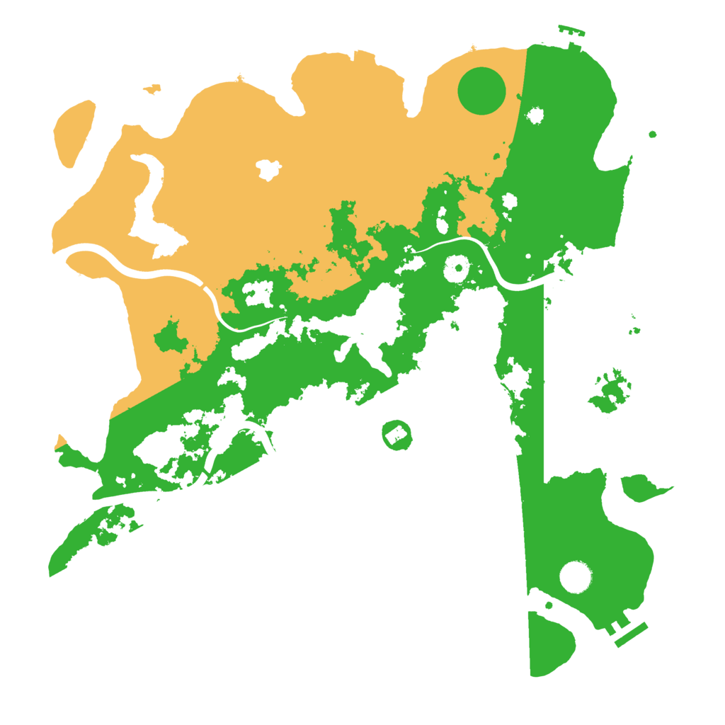 Biome Rust Map: Procedural Map, Size: 4000, Seed: 1486296640