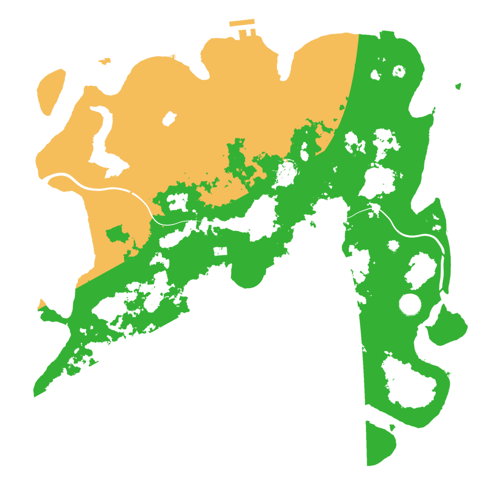 Biome Rust Map: Procedural Map, Size: 4000, Seed: 1486296640