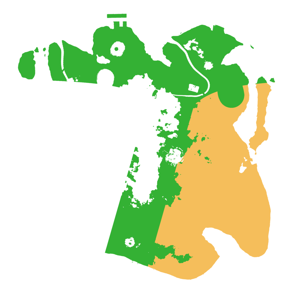 Biome Rust Map: Procedural Map, Size: 3100, Seed: 53638