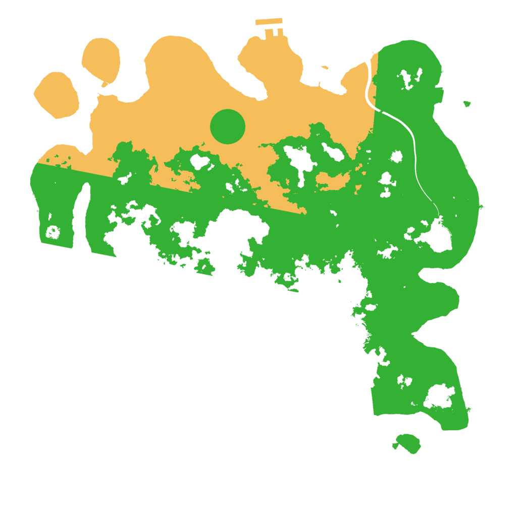 Biome Rust Map: Procedural Map, Size: 3888, Seed: 6738