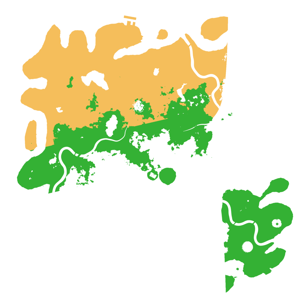 Biome Rust Map: Procedural Map, Size: 5000, Seed: 87265
