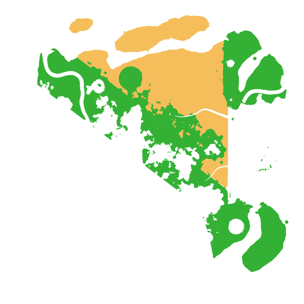 Biome Rust Map: Procedural Map, Size: 3500, Seed: 2057437142