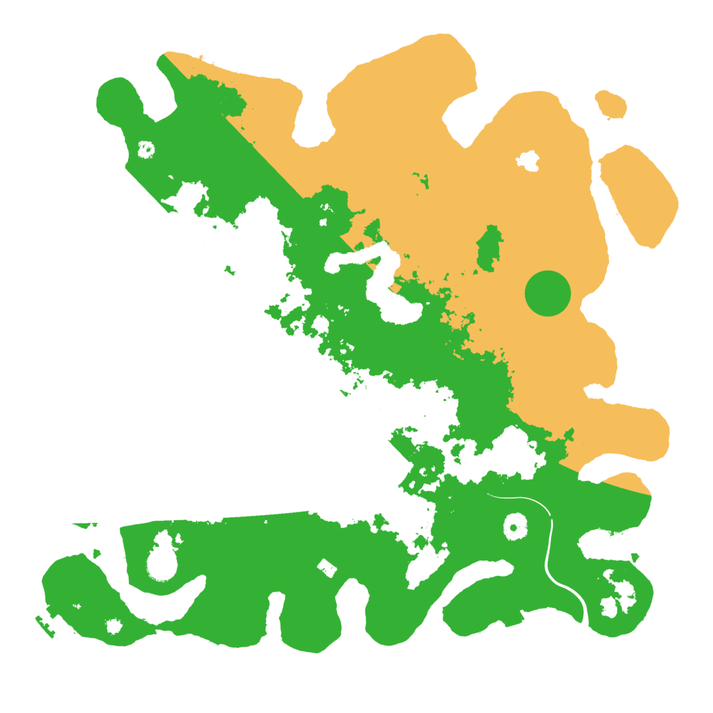Biome Rust Map: Procedural Map, Size: 4096, Seed: 1429866859