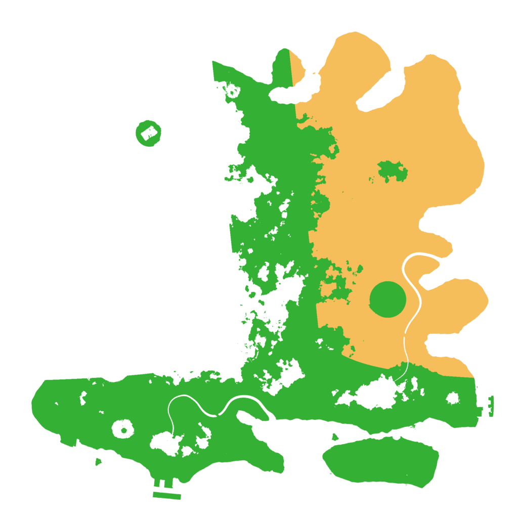 Biome Rust Map: Procedural Map, Size: 3750, Seed: 1435005905
