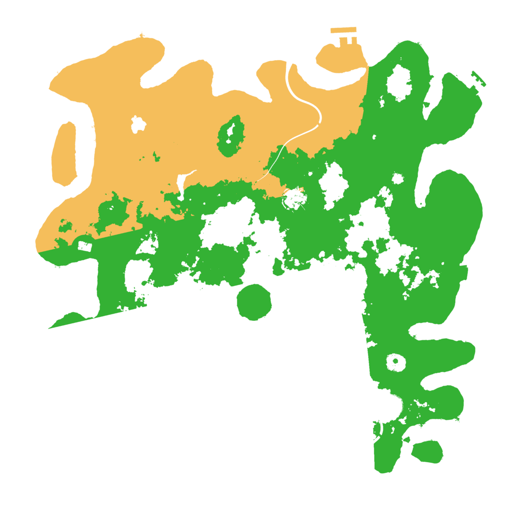 Biome Rust Map: Procedural Map, Size: 4000, Seed: 87265