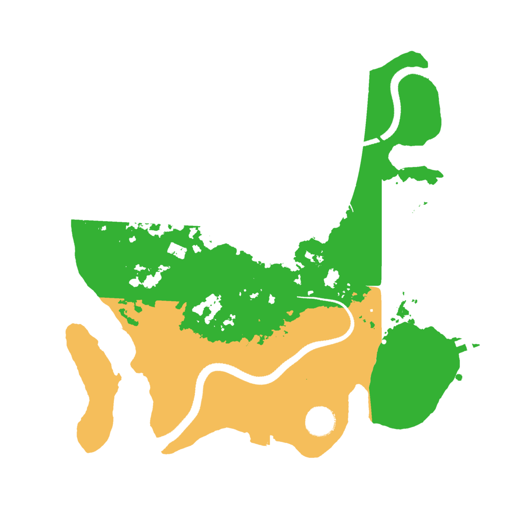 Biome Rust Map: Procedural Map, Size: 3000, Seed: 483700097