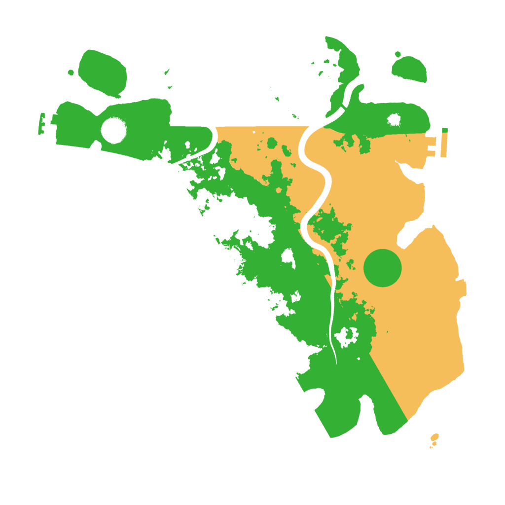 Biome Rust Map: Procedural Map, Size: 3500, Seed: 1717397213