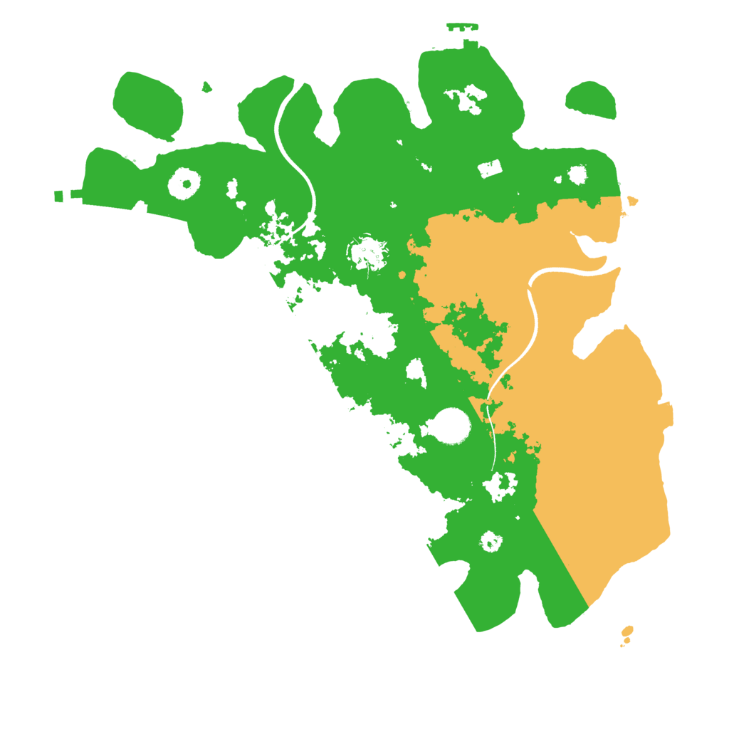 Biome Rust Map: Procedural Map, Size: 3500, Seed: 1717397213