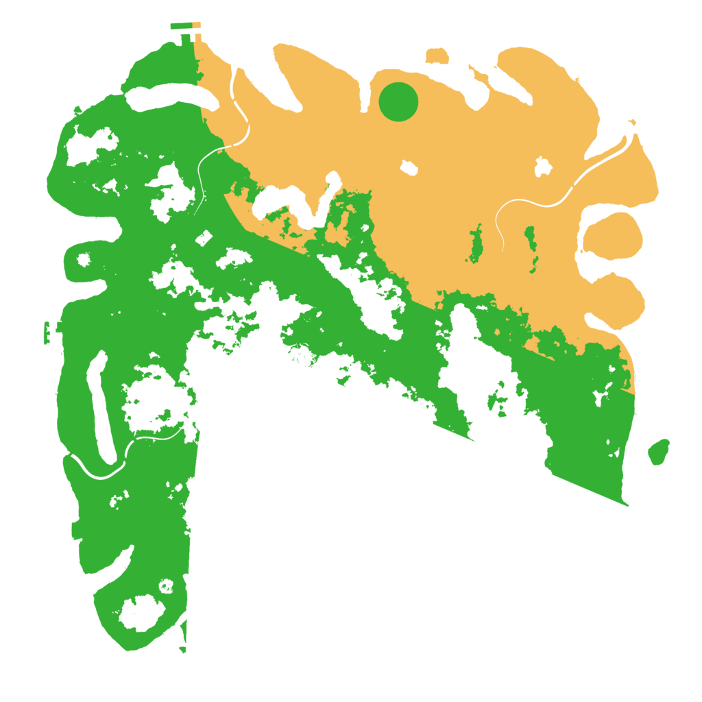 Biome Rust Map: Procedural Map, Size: 4700, Seed: 1896874196
