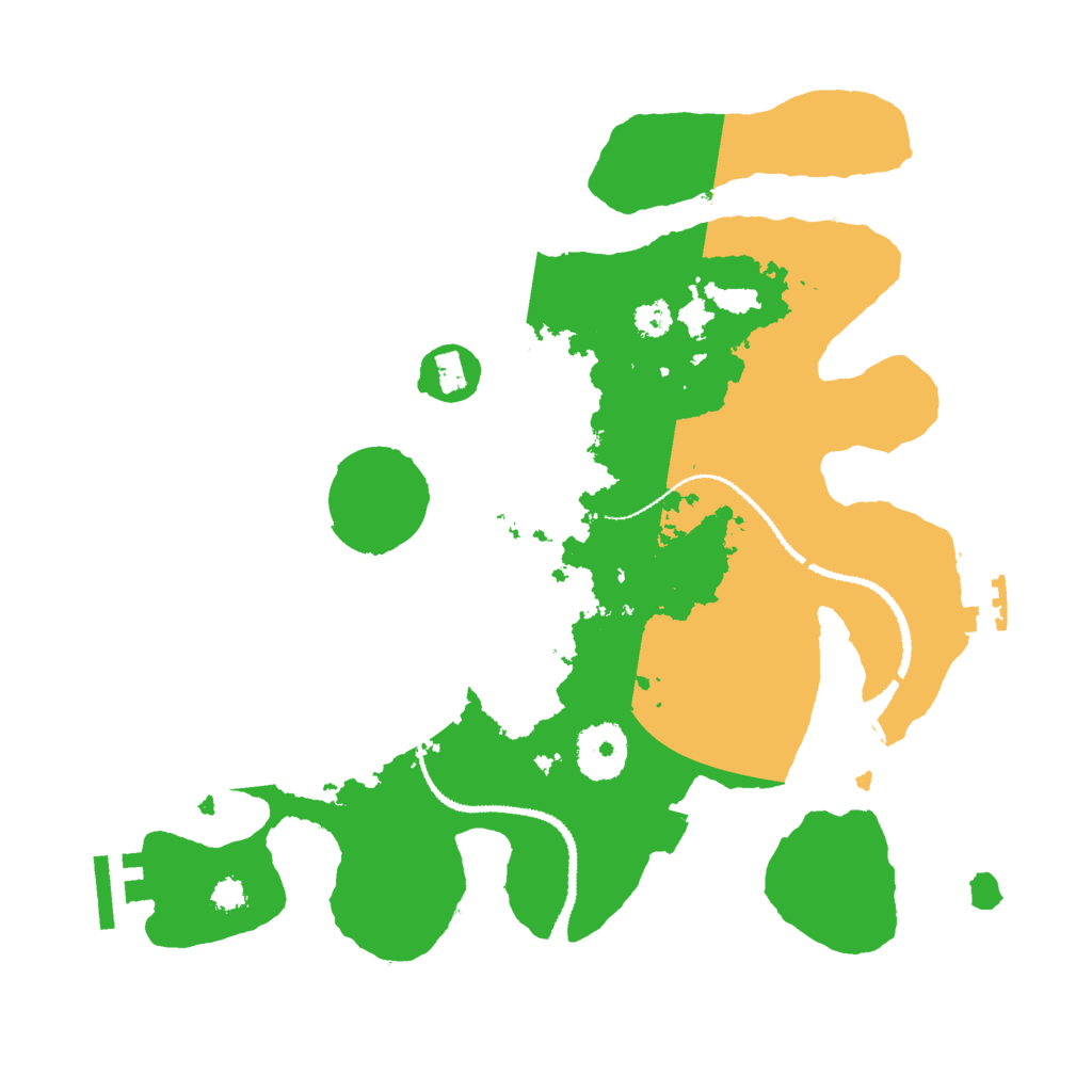 Biome Rust Map: Procedural Map, Size: 3000, Seed: 1637141907