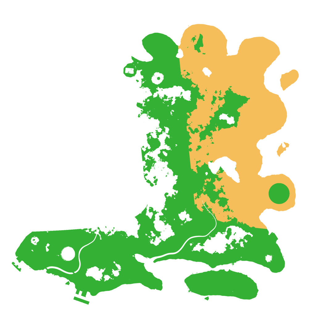 Biome Rust Map: Procedural Map, Size: 4000, Seed: 1435005905