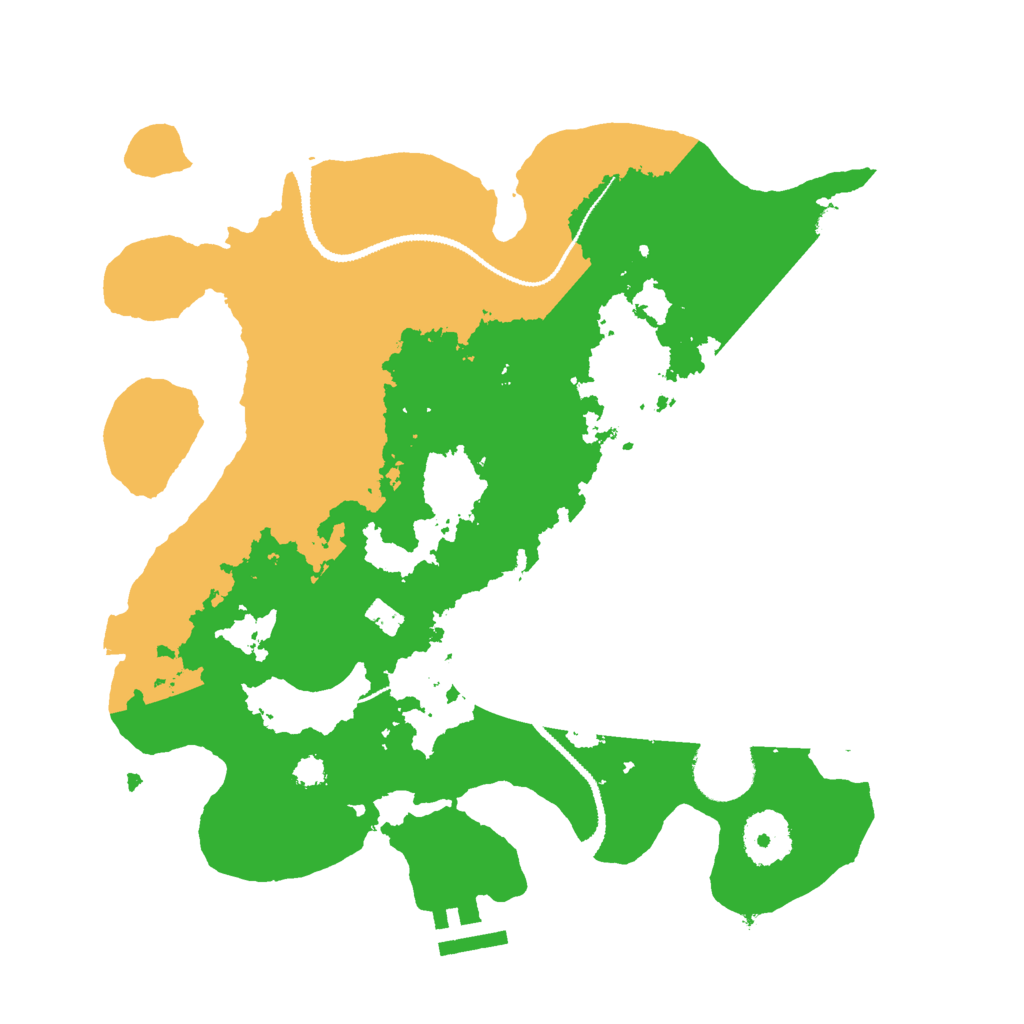 Biome Rust Map: Procedural Map, Size: 3000, Seed: 85235