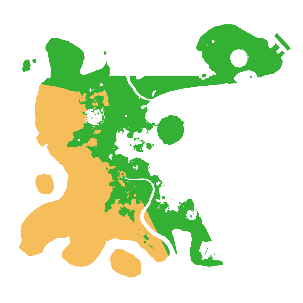 Biome Rust Map: Procedural Map, Size: 3000, Seed: 68335220