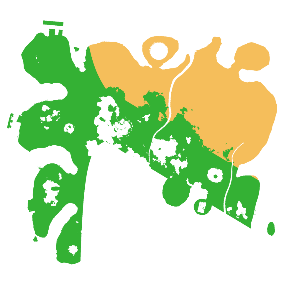 Biome Rust Map: Procedural Map, Size: 3000, Seed: 28188