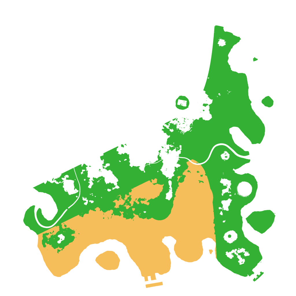 Biome Rust Map: Procedural Map, Size: 3500, Seed: 1858056895