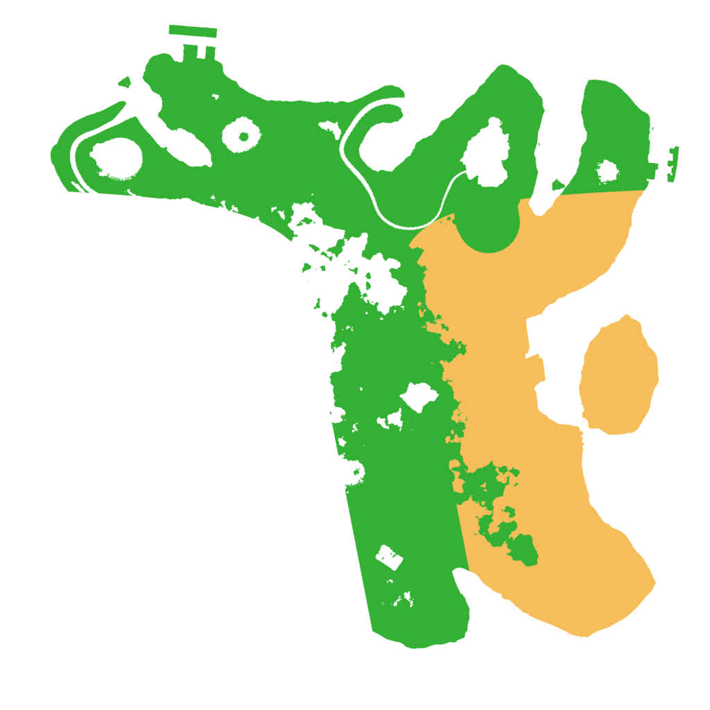 Biome Rust Map: Procedural Map, Size: 3000, Seed: 1466587851