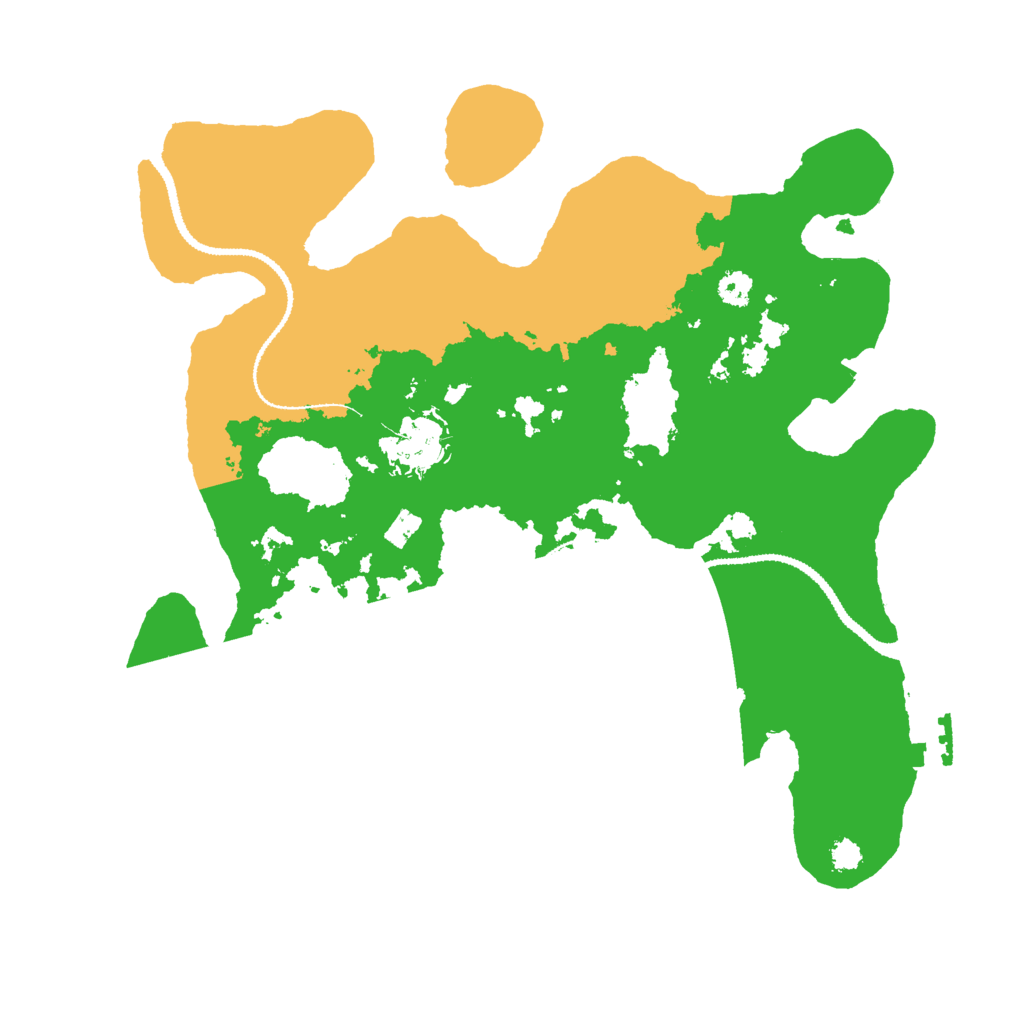 Biome Rust Map: Procedural Map, Size: 3000, Seed: 1477822928