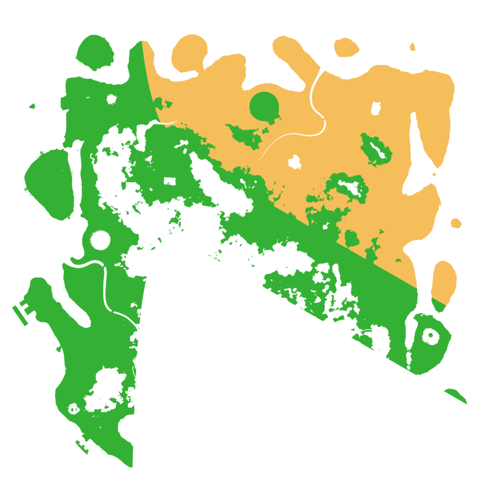 Biome Rust Map: Procedural Map, Size: 4500, Seed: 537953910