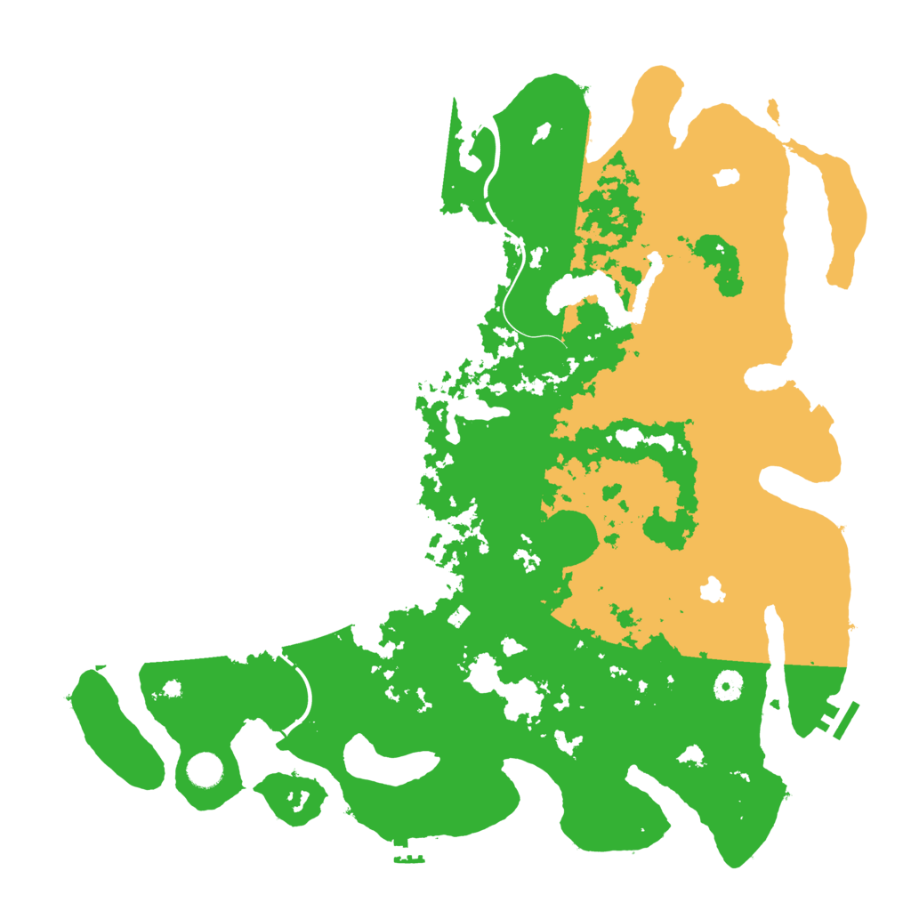 Biome Rust Map: Procedural Map, Size: 4500, Seed: 247323155