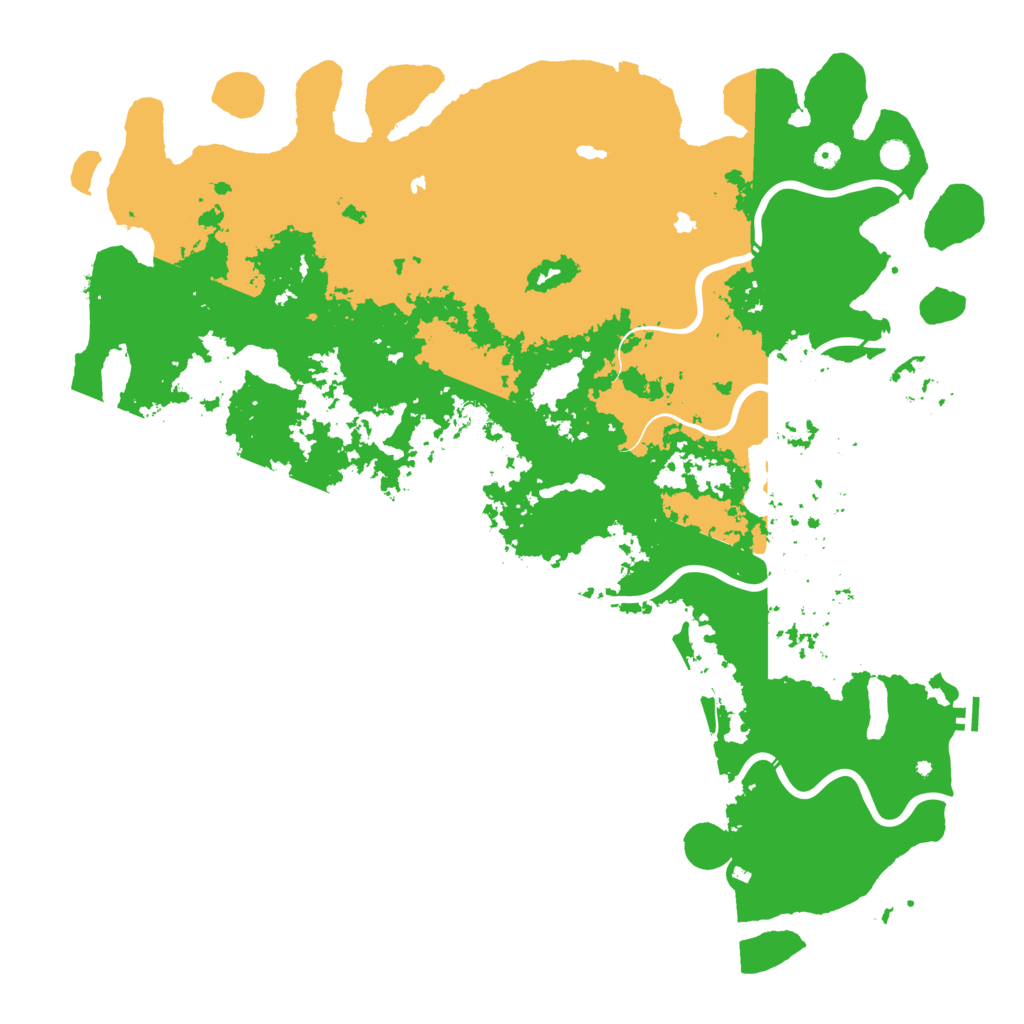 Biome Rust Map: Procedural Map, Size: 6000, Seed: 498167