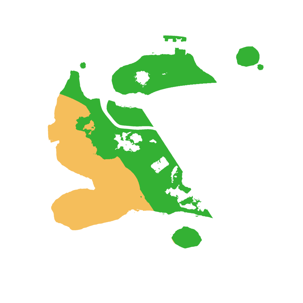 Biome Rust Map: Procedural Map, Size: 2000, Seed: 3918765