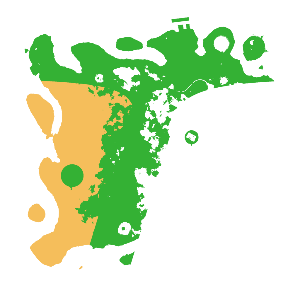 Biome Rust Map: Procedural Map, Size: 3500, Seed: 522983513