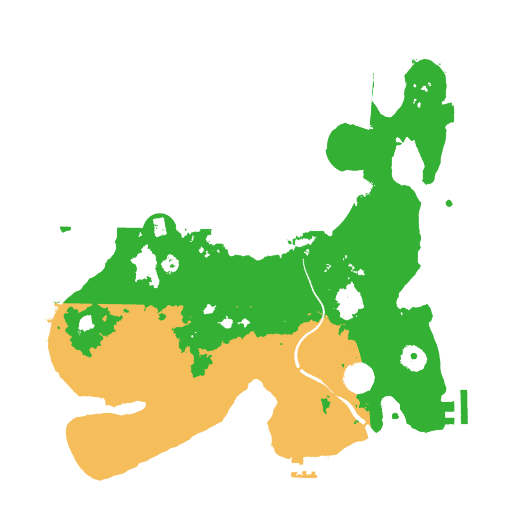 Biome Rust Map: Procedural Map, Size: 3000, Seed: 1771394076