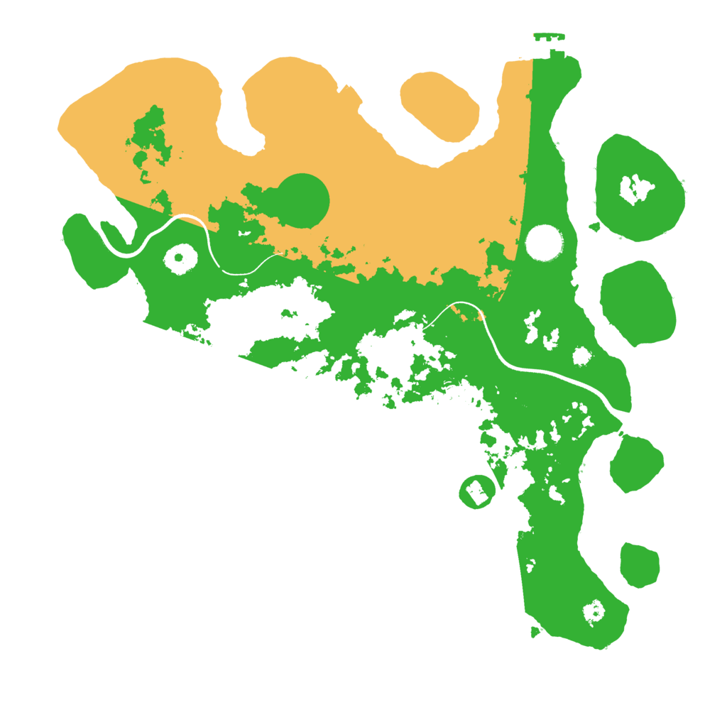 Biome Rust Map: Procedural Map, Size: 3500, Seed: 1793237019