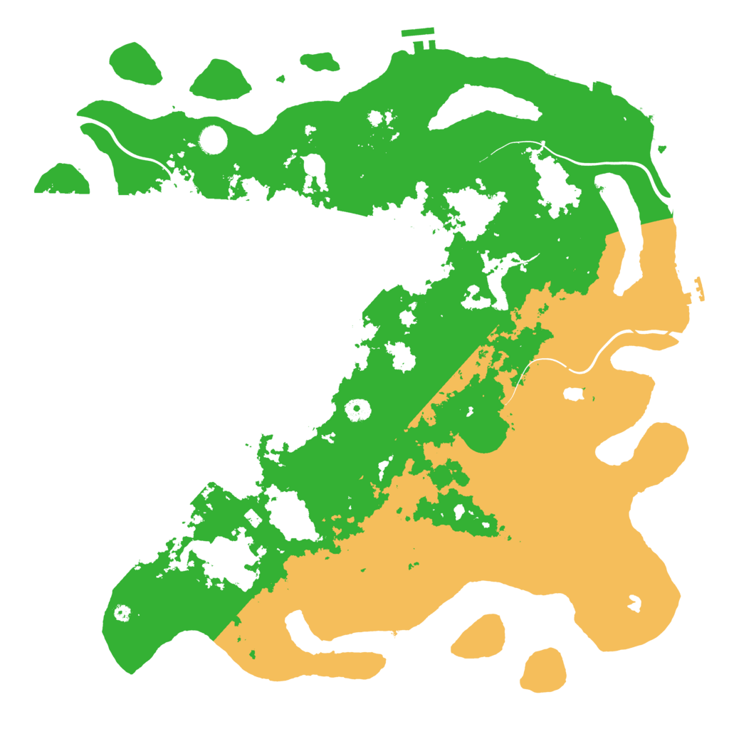 Biome Rust Map: Procedural Map, Size: 4500, Seed: 936932290