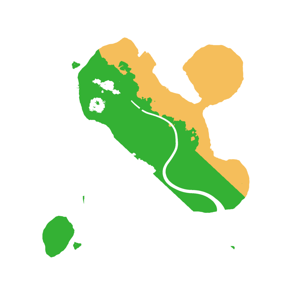 Biome Rust Map: Procedural Map, Size: 2000, Seed: 777549551