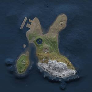 Thumbnail Rust Map: Procedural Map, Size: 1500, Seed: 192160463, 3 Monuments