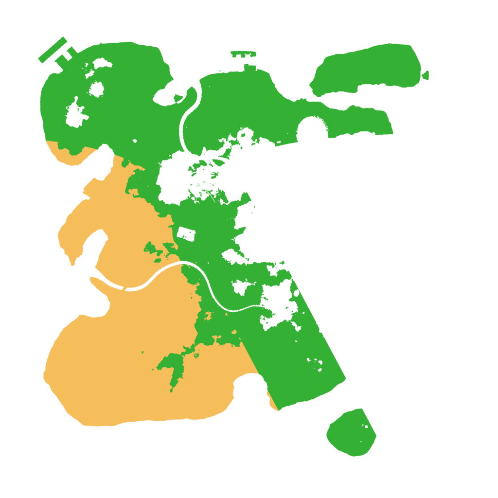Biome Rust Map: Procedural Map, Size: 3000, Seed: 886452632