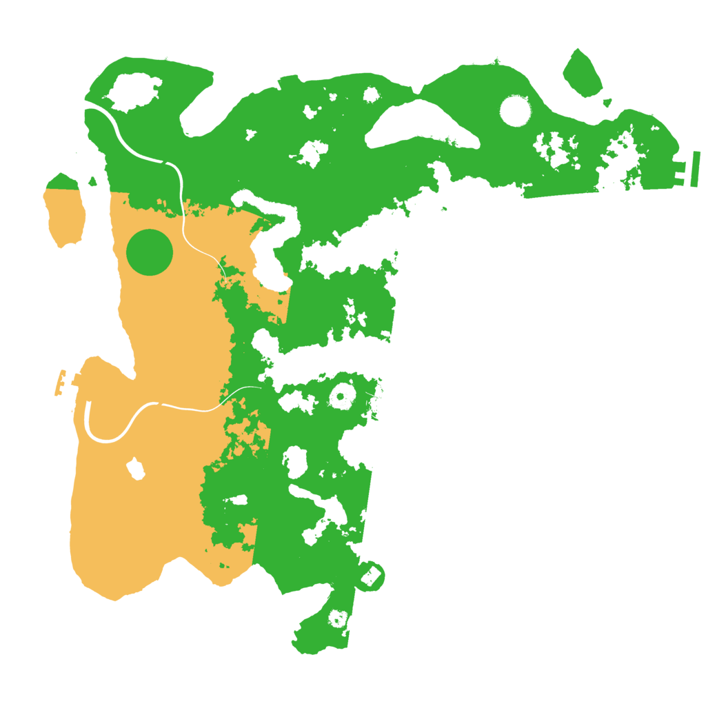 Biome Rust Map: Procedural Map, Size: 4000, Seed: 1846528