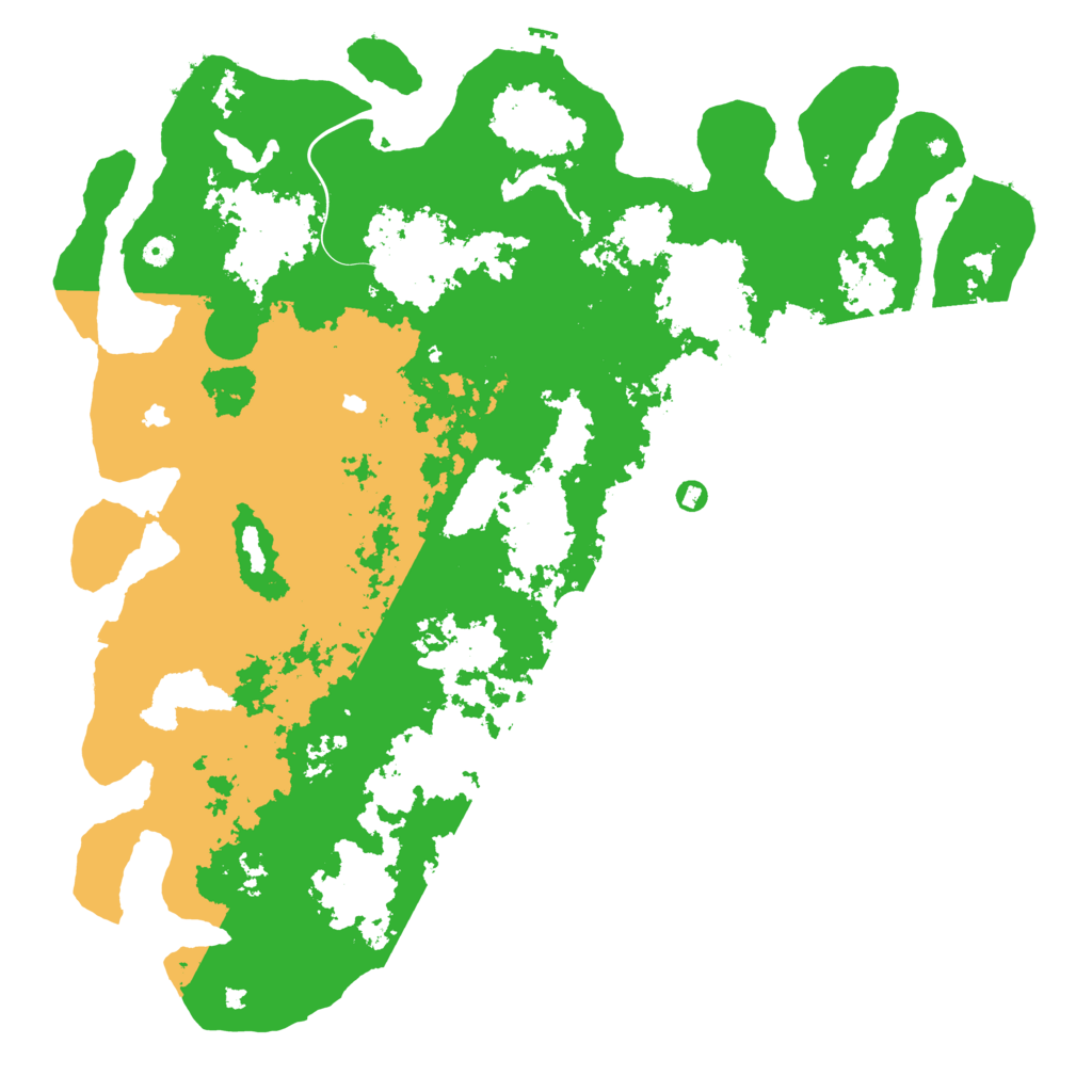 Biome Rust Map: Procedural Map, Size: 5500, Seed: 38475632