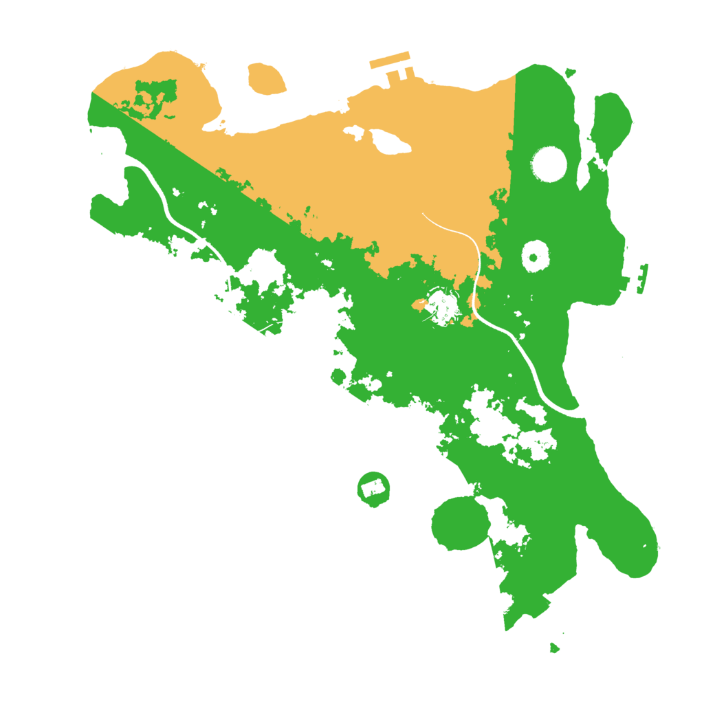 Biome Rust Map: Procedural Map, Size: 3500, Seed: 47132023