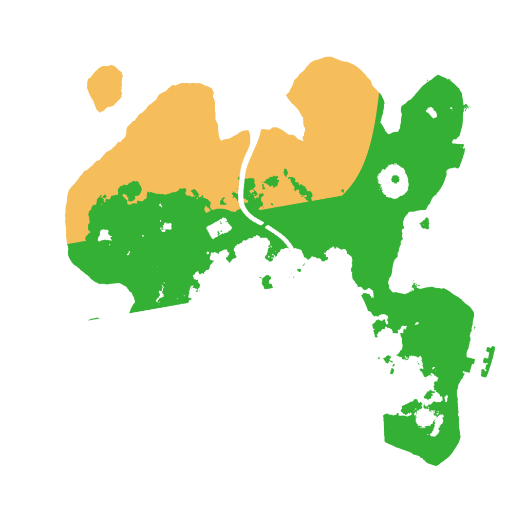 Biome Rust Map: Procedural Map, Size: 2500, Seed: 1371908869