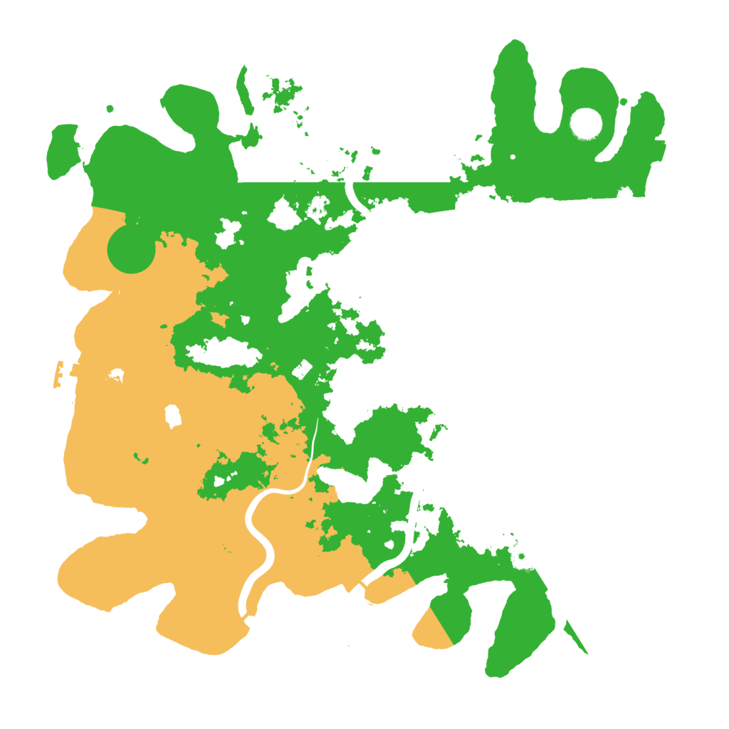Biome Rust Map: Procedural Map, Size: 4000, Seed: 548942