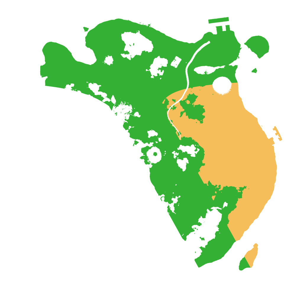 Biome Rust Map: Procedural Map, Size: 3000, Seed: 1584501791