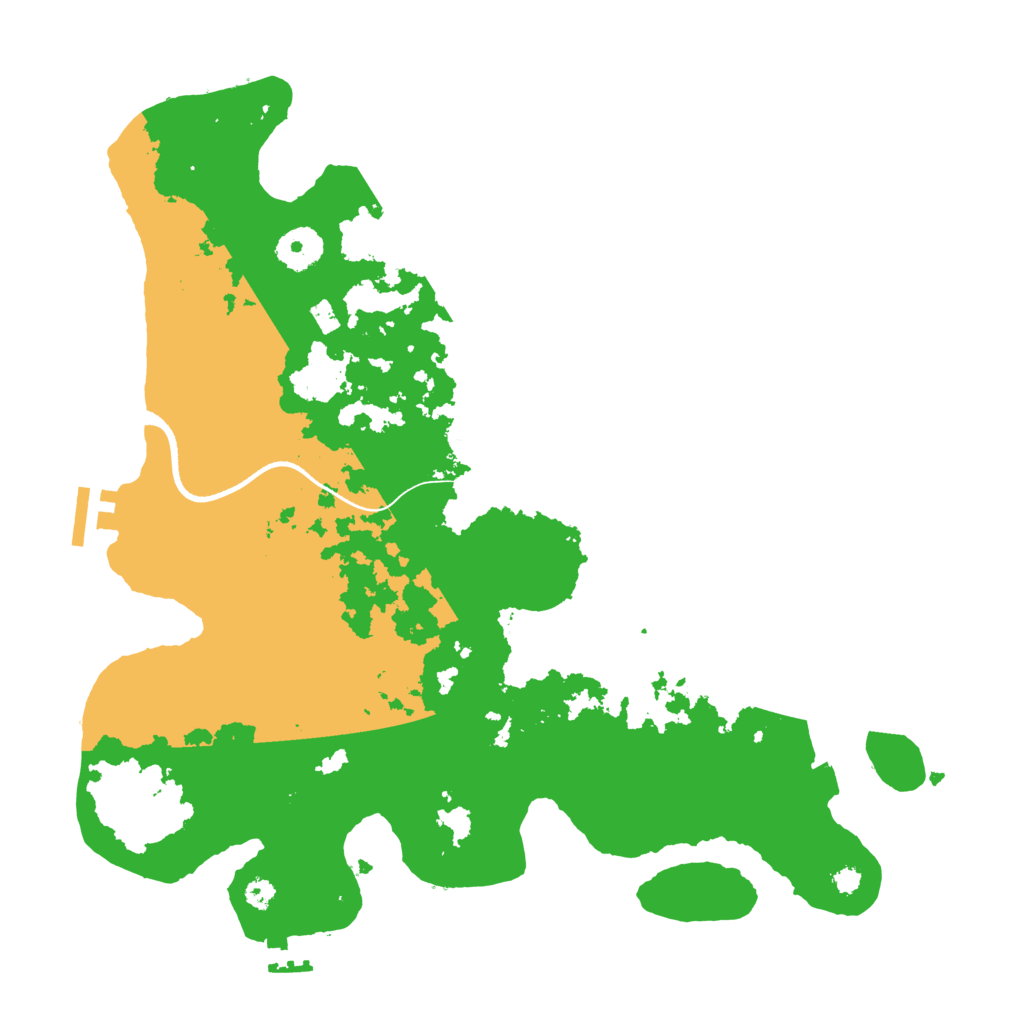 Biome Rust Map: Procedural Map, Size: 3500, Seed: 556889083